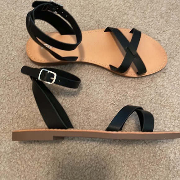 SODA black sandals - Picture 2 of 4